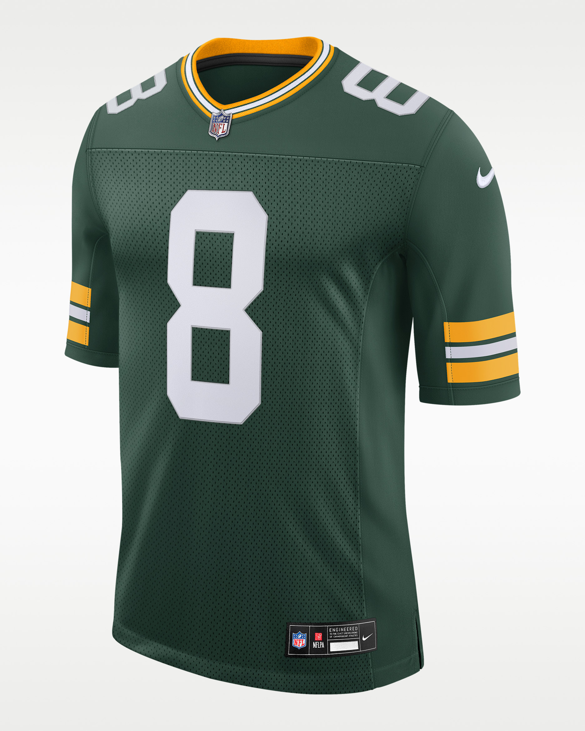 ゲームシャツ　NFL No.27/JACOBS/フットボール Josh Jacobs Green Bay Packers Men's Nike Dri-FIT NFL Limited
